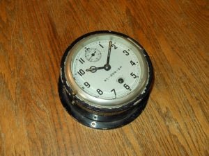 WW2 Imperial Japanese Navy Seikosha Midget Submarine Bulkhead Clock