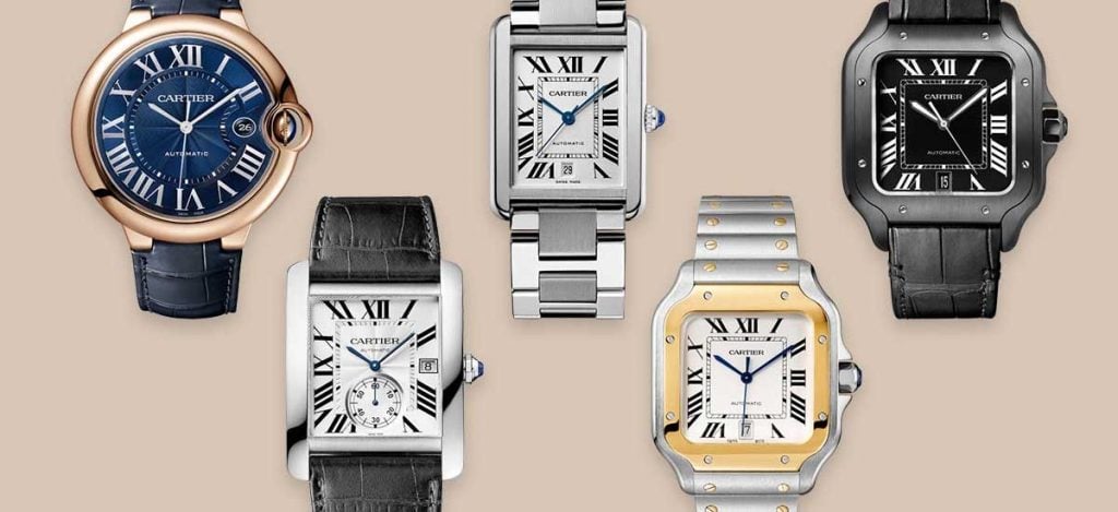 Cartier watches styles