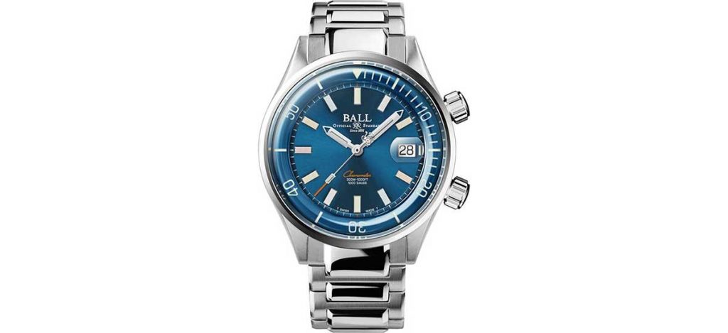 Ball Engineer Master II Diver Chronometer Classic Blue Rainbow on Bracelet