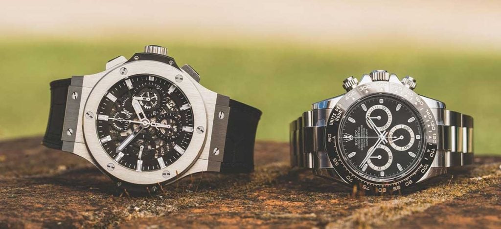 Rolex vs Hublot style difference