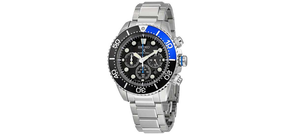 SEIKO DIVER'S 800 ソーラー 黒青 SEIKO DIVER'S 800 ソーラー 黒青