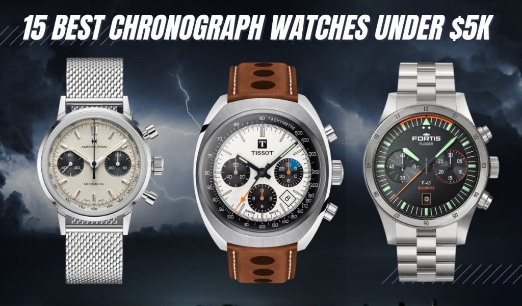 15 BEST Chronograph Watches Under 5,000 (Mechanical Marvel)