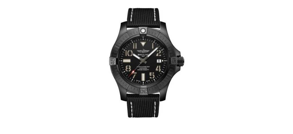 Breitling Avenger Seawolf Night mission Titanium