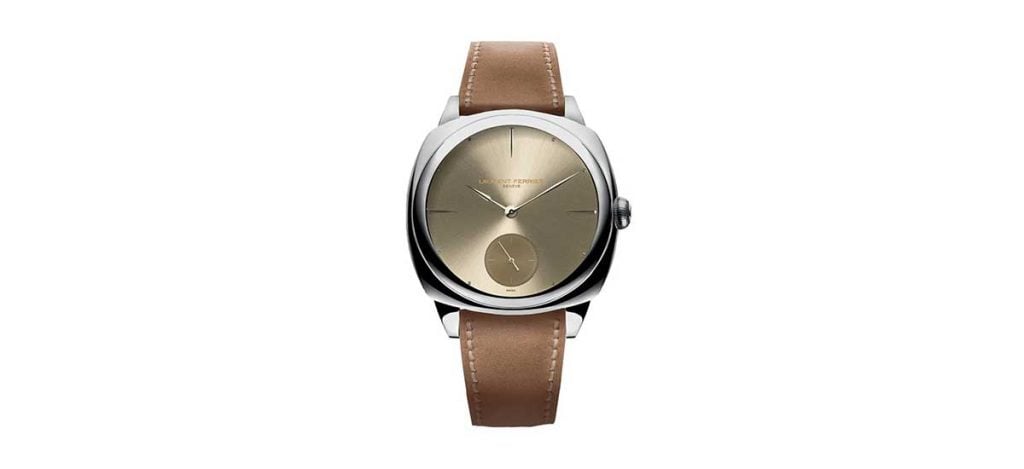  Laurent Ferrier Square Micro-Rotor Sunburst Gold-Toned Dial