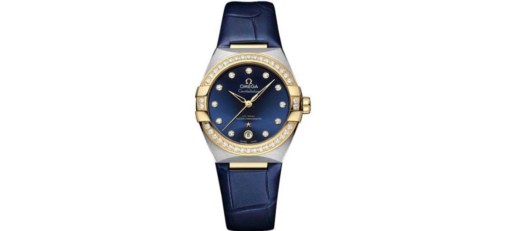 OMEGA Constellation Gold Blue Dial