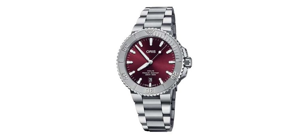 Oris Aquis 41mm Cherry Dial