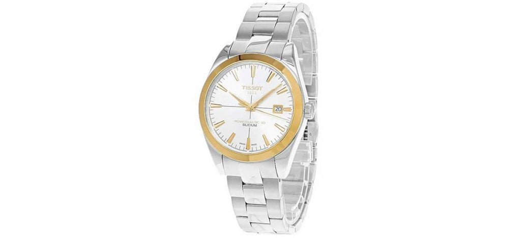 TISSOT GENTLEMAN POWERMATIC 80 SILICIUM SOLID 18K GOLD BEZEL