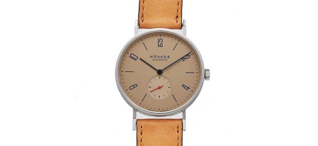 NOMOS GLASHÜTTE TANGENTE RED DOT 164.S10