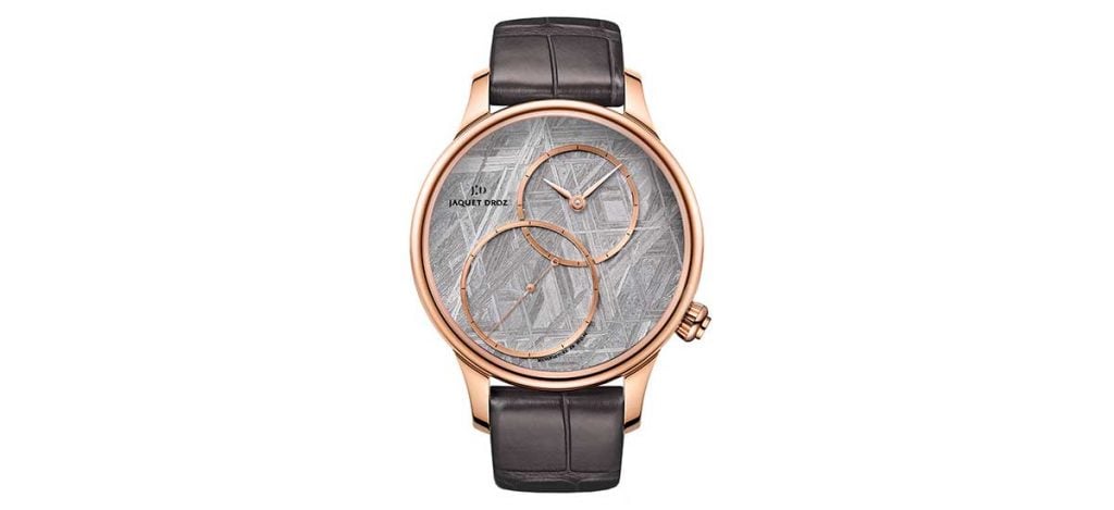 Jaquet Droz Grande Seconde Off-Centered Meteorite Dial
