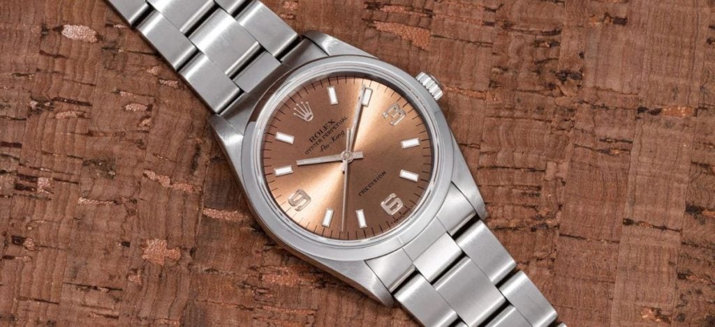 Rolex Air King Salmon Dial