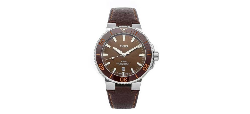 Oris Aquis Date Brown Dial (ref. 01 733 7730 4152-07 5 24 12EB)