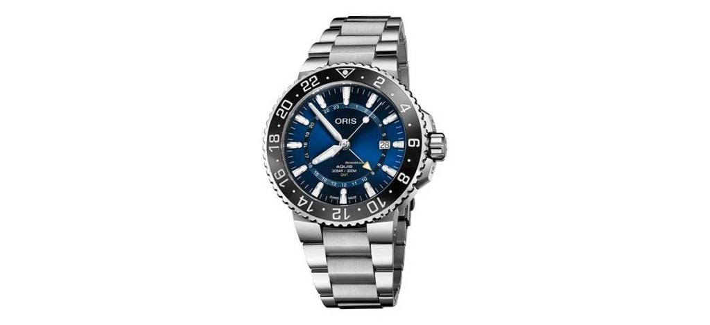 ORIS AQUIS GMT DATE 01 798 7754 4135-07 8 24 05PEB