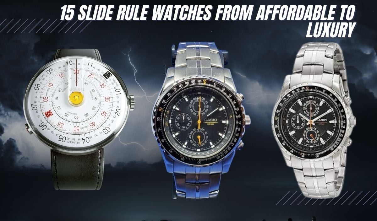 Slide rule watches from affordable to luxury