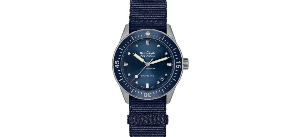 Blancpain Fifty Fathoms Bathyscaphe 38mm (ref. 5100 1140 NAOA)