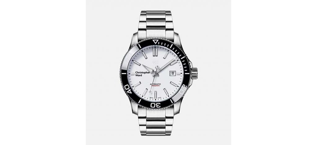 Christopher Ward C60 Trident Pro 600 White Dial