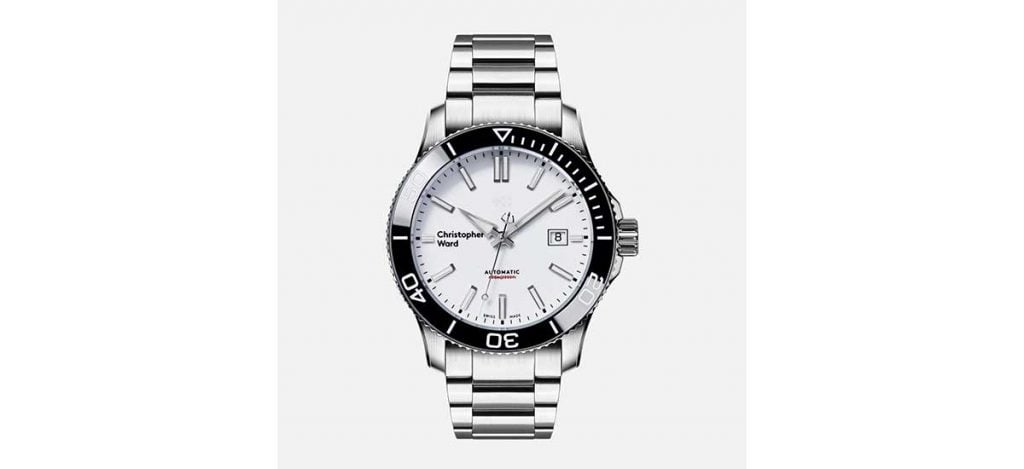 Christopher Ward C60 Trident Pro 600 White Dial 