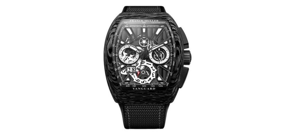 Franck Muller Vanguard Carbone Grande Date (ref. V 45 CC GD SQT CARBONE NR (NR) CARB BLK BLK)