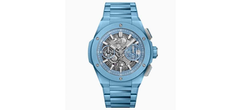 Hublot Big Bang Integrated Sky Blue Ceramic (ref. 451.EX.5120.EX)