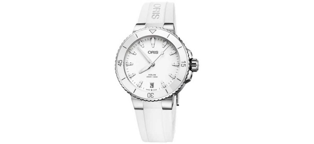 Oris Aquis Date 36.5mm White Dial (ref. 01 733 7731 4151-07 4 18 63FC)