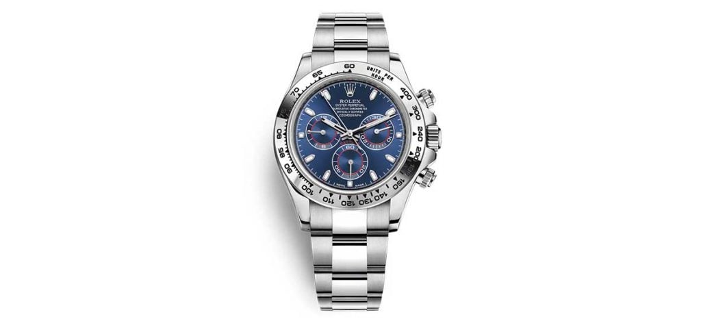 Rolex Daytona 116509 White Gold Blue Dial