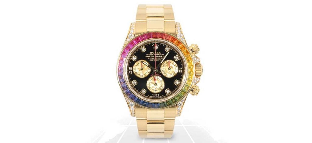 Rolex Daytona Yellow Gold Rainbow 116598RBOW