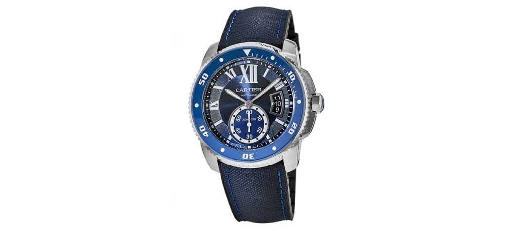 The Calibre de Cartier Blue WSCA0010