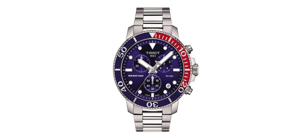 Tissot Seastar 1000 Quartz Chronograph Blue Dial
(ref. T120.417.11.041.03)