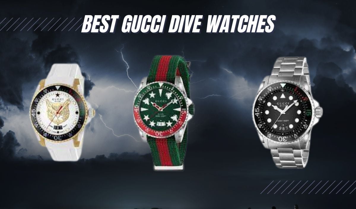 best gucci dive watches