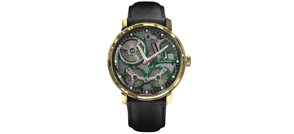 Accutron Spaceview Electrostatic Watch 18K Gold (ref. 2ES7A001) 