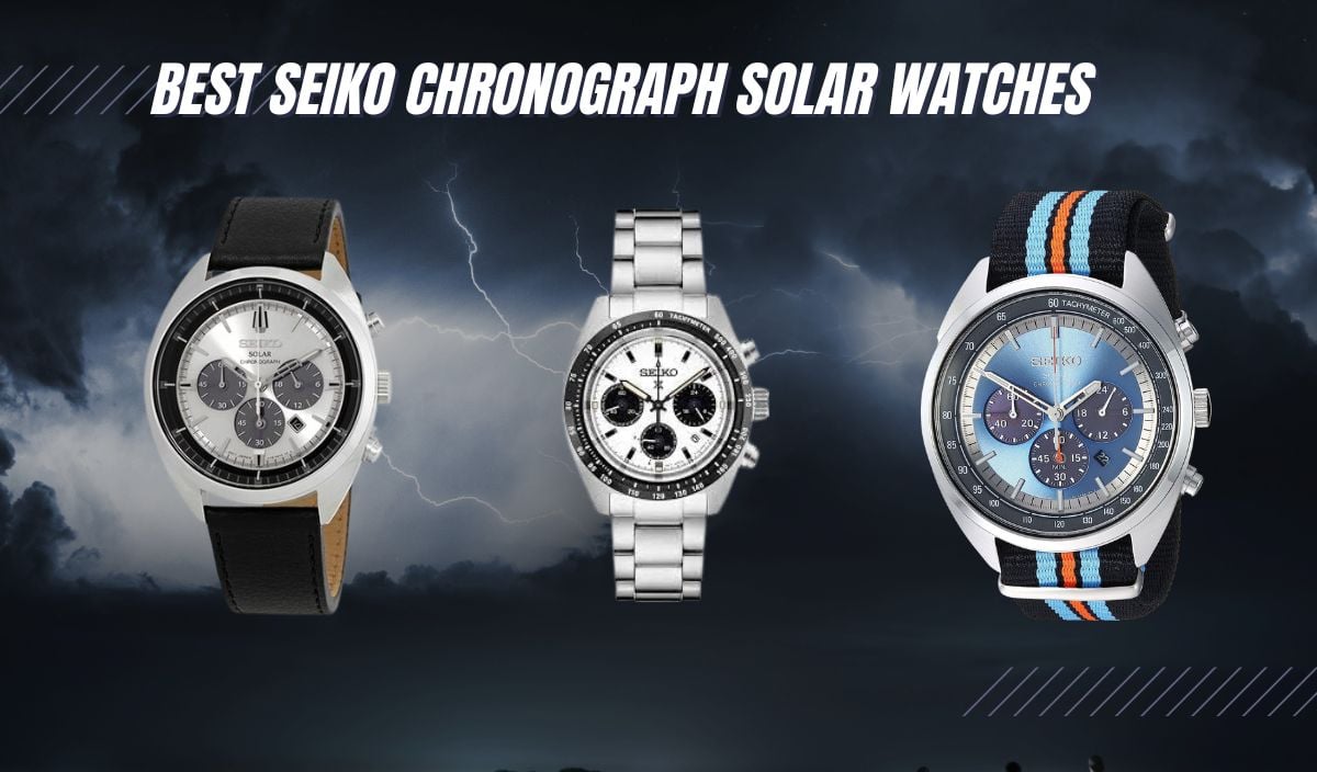 Best seiko chronograph solar watches