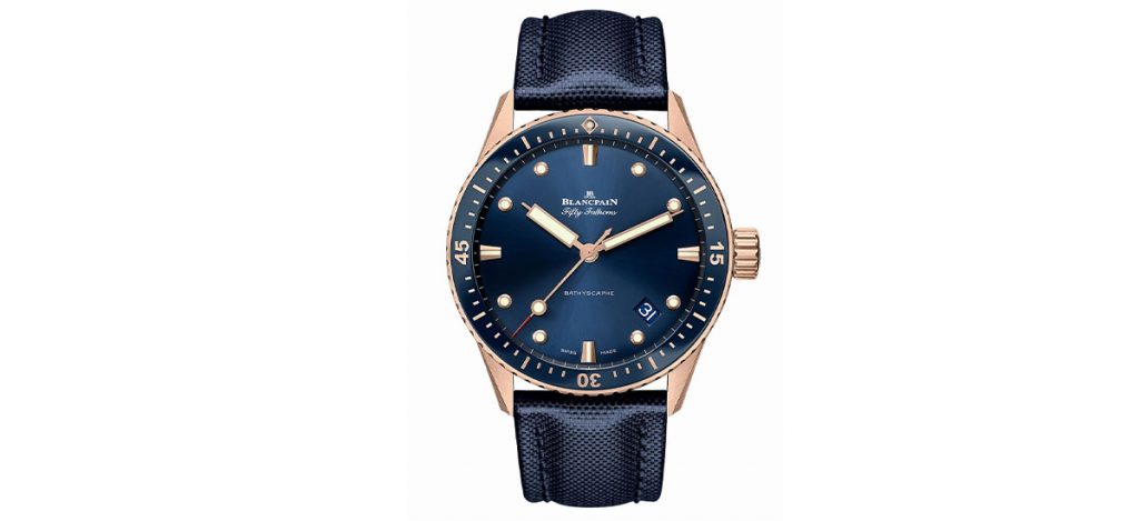 Blancpain Fifty Fathoms Bathyscaphe Sedna Gold (ref. 5000-36S40-O52A)