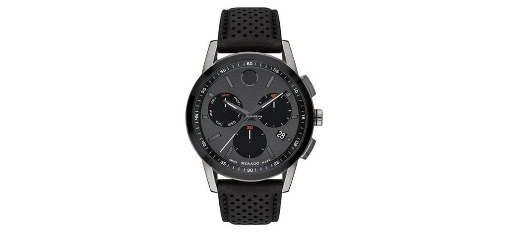 MOVADO MUSEUM SPORT BLACK DIAL CHRONOGRAPH 