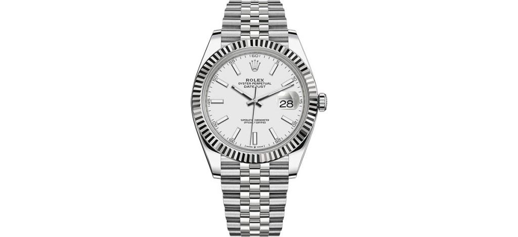 ROLEX DATEJUST 41MM WHITE DIAL (REF. 126334)