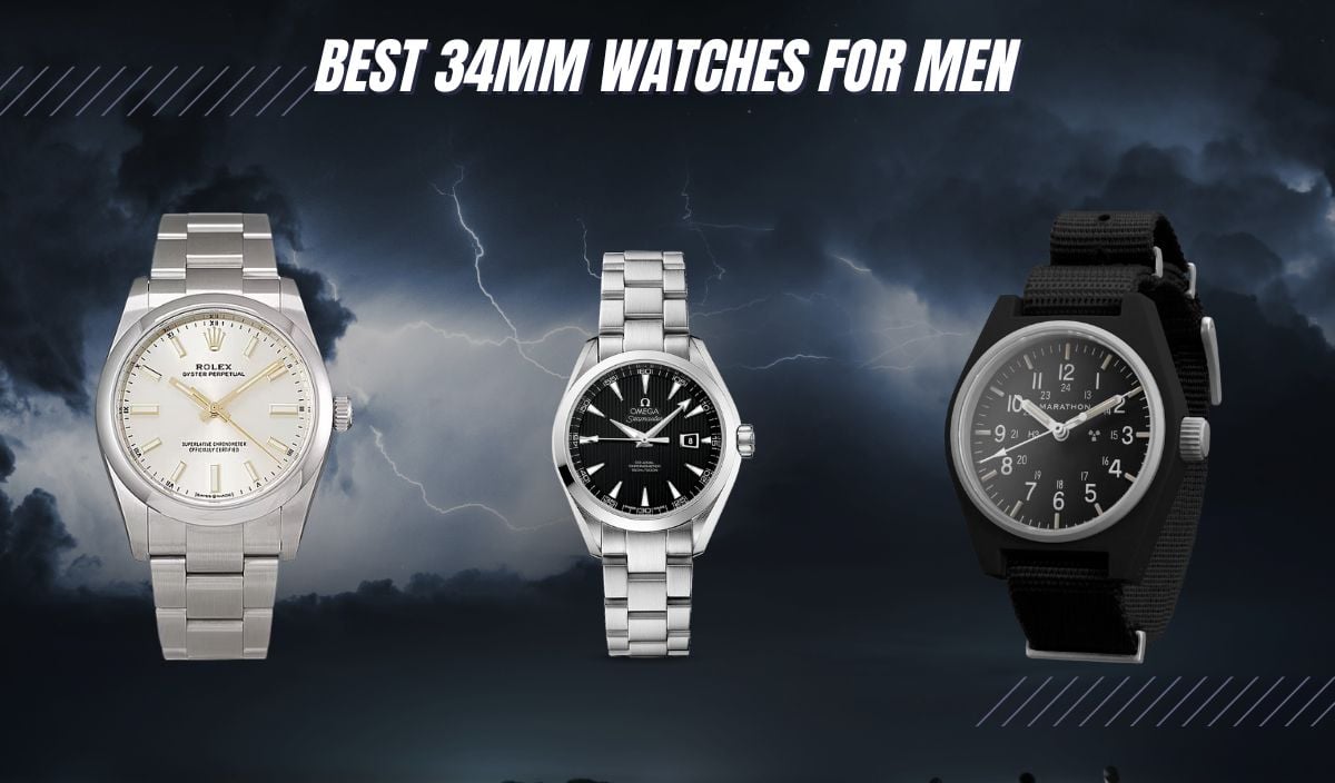 best 34mm watches for men