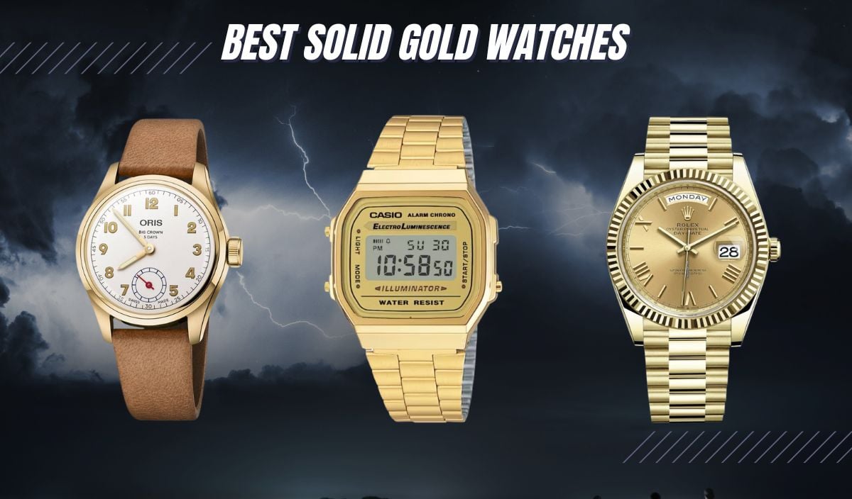 best solid gold watches