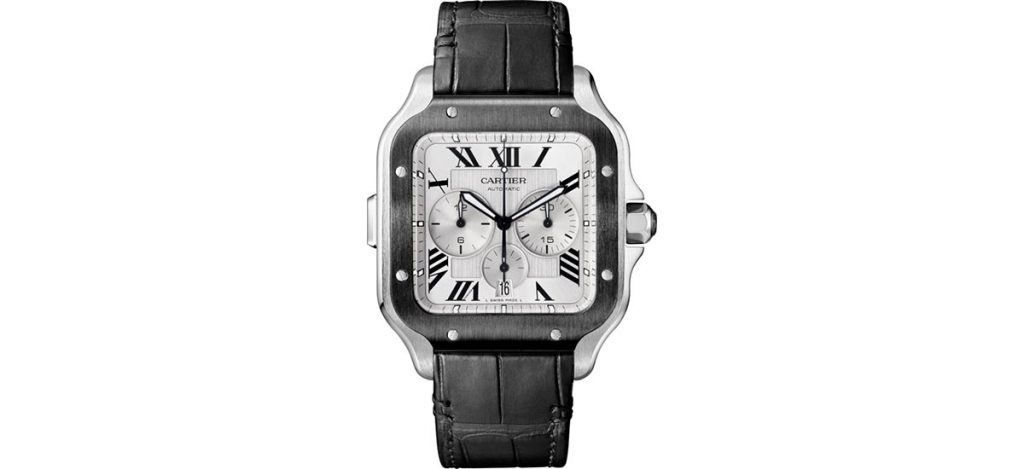 12.Cartier Santos Chronograph (ref. WSSA0017)