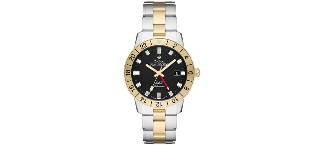 14. Zodiac Super Sea Wolf GMT Two Tone (ref. ZO9406)