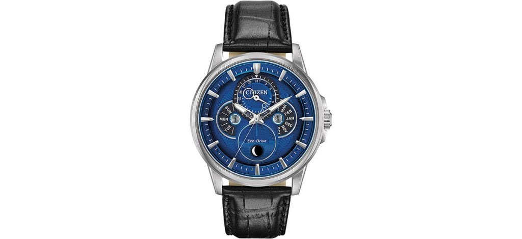 2. Citizen Calendrier Moonphase Eco-Drive (ref. BU0050-02L)