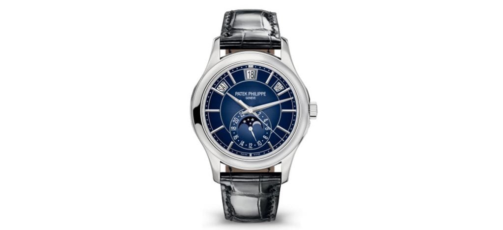 28. Patek Philippe Complications Moon Phase White Gold (ref. 5205G-013)

