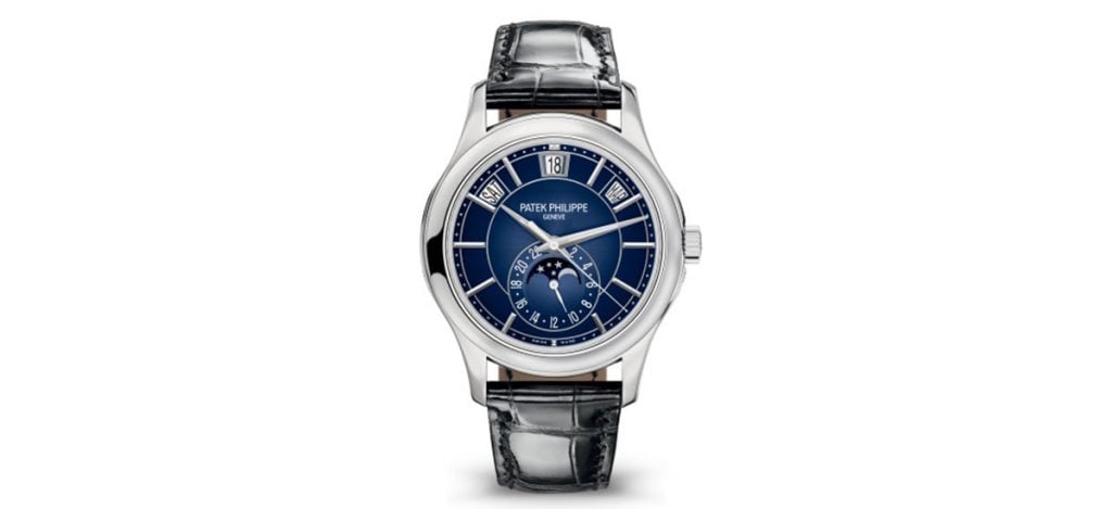 28. Patek Philippe Complications Moon Phase White Gold (ref. 5205G-013)