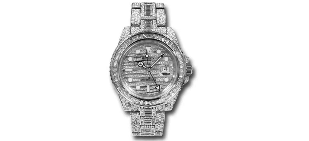 Iced Out Rolex GMT Master II