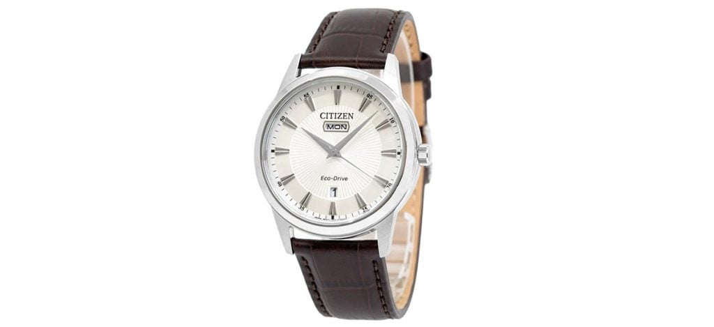 6. CITIZEN ECO-DRIVE DRESS WATCH REF. AW0100-19A