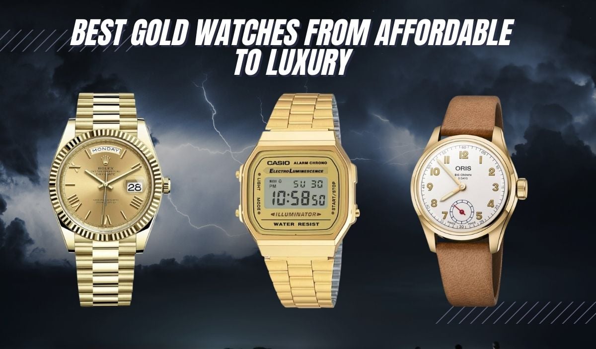 15 Best Gold Watches (Longines, Omega, Rolex & More!) - Exquisite