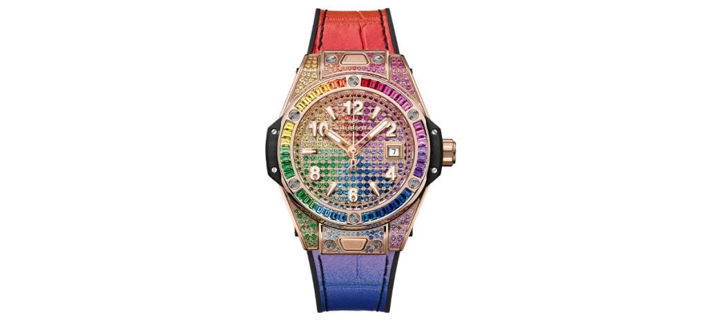 Hublot Big Bang One Click King Gold Rainbow 33mm (ref. 485.OX.9900.LR.0999)