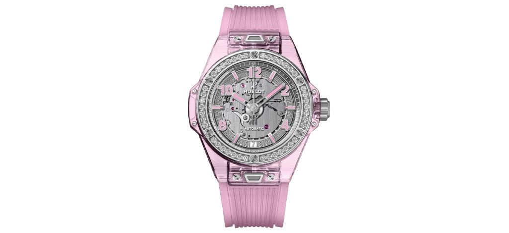 Hublot Big Bang One Click Pink Sapphire Diamonds 39mm (ref. 465.JP.4802.RT.1204)