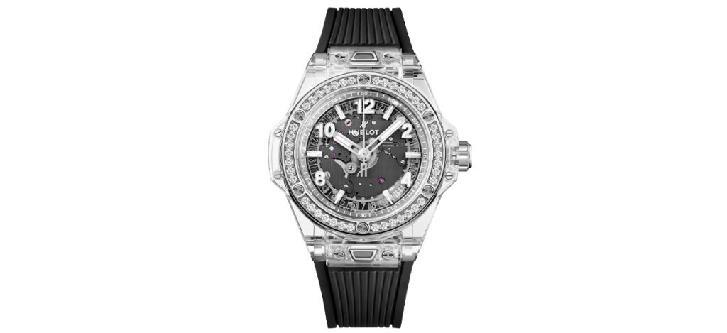 Hublot Big Bang One Click Sapphire Diamonds 39mm (ref. 465.JX.4902.RX.1204)