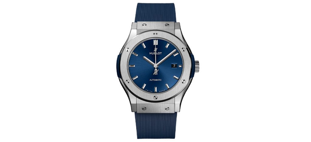 Hublot Classic Fusion Titanium Blue 42mm (ref. 542.NX.7170.RX)