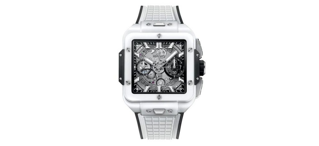 Hublot Square Bang Unico White Ceramic (ref. 821.HX.0170.RX)