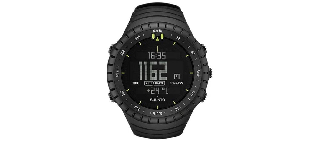 SUUNTO Core All Black Military Outdoor Sports Men's Watch Camping  SS014279010