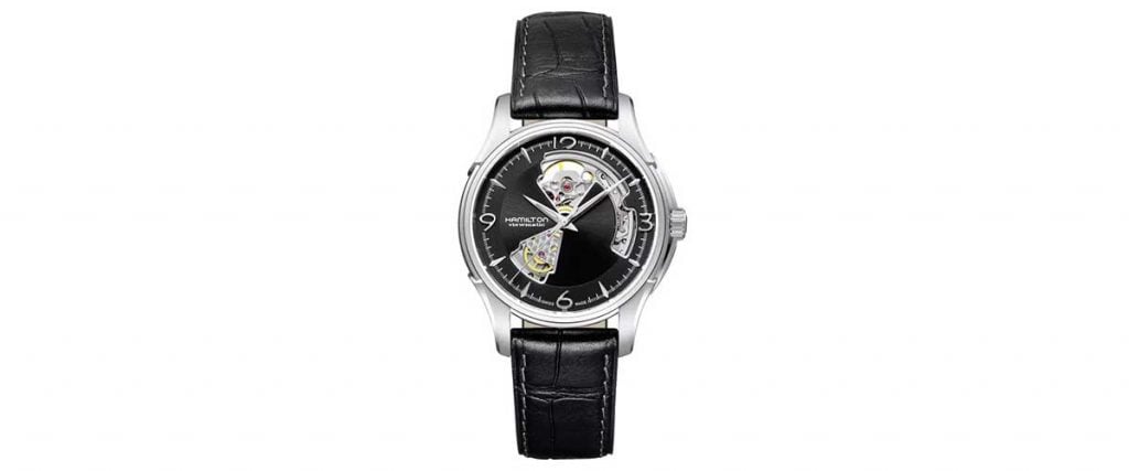 Hamilton Jazzmaster Open Heart 40mm Black Dial (ref. H32565735)